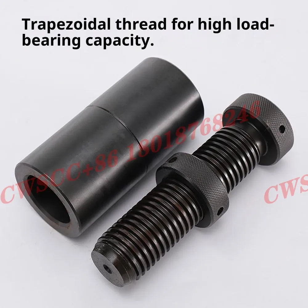 Mold-type spiral jack with hardened adjustable lifting feet, S-20 flat head 20-30mm, S-30 flat head 30-50mm.