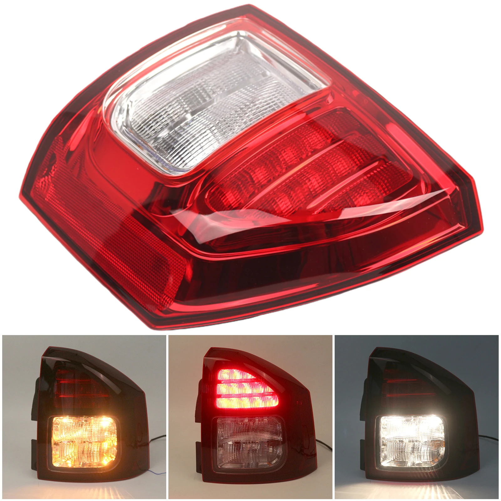 

For JEEP Compass 2011 2012 2013 LED Inner Tail Light Lamp LED Taillight Brake Lamp Replaces Side Tail Light Assembly