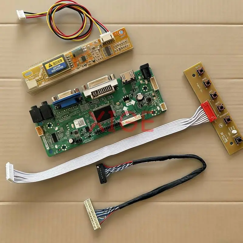 

LCD Monitor Screen Drive Controller Board Fit LQ160E1LW02 LQ160E1LW04 30Pin LVDS 1280x1024 VGA DVI HDMI 1-CCFL 1280*1024 Kit DIY