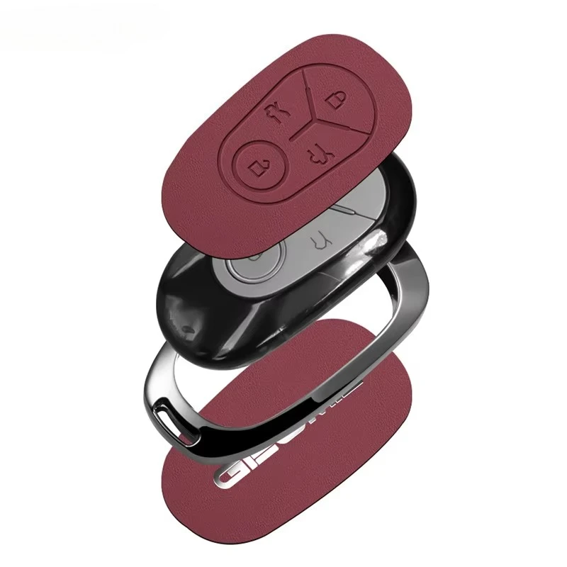 Premium Zinc Alloy Key Cover Case for Geely Xingyuan Youth/Freedom/Exploration/Dream Edition (2026) - Protective Key Fob Shell 3