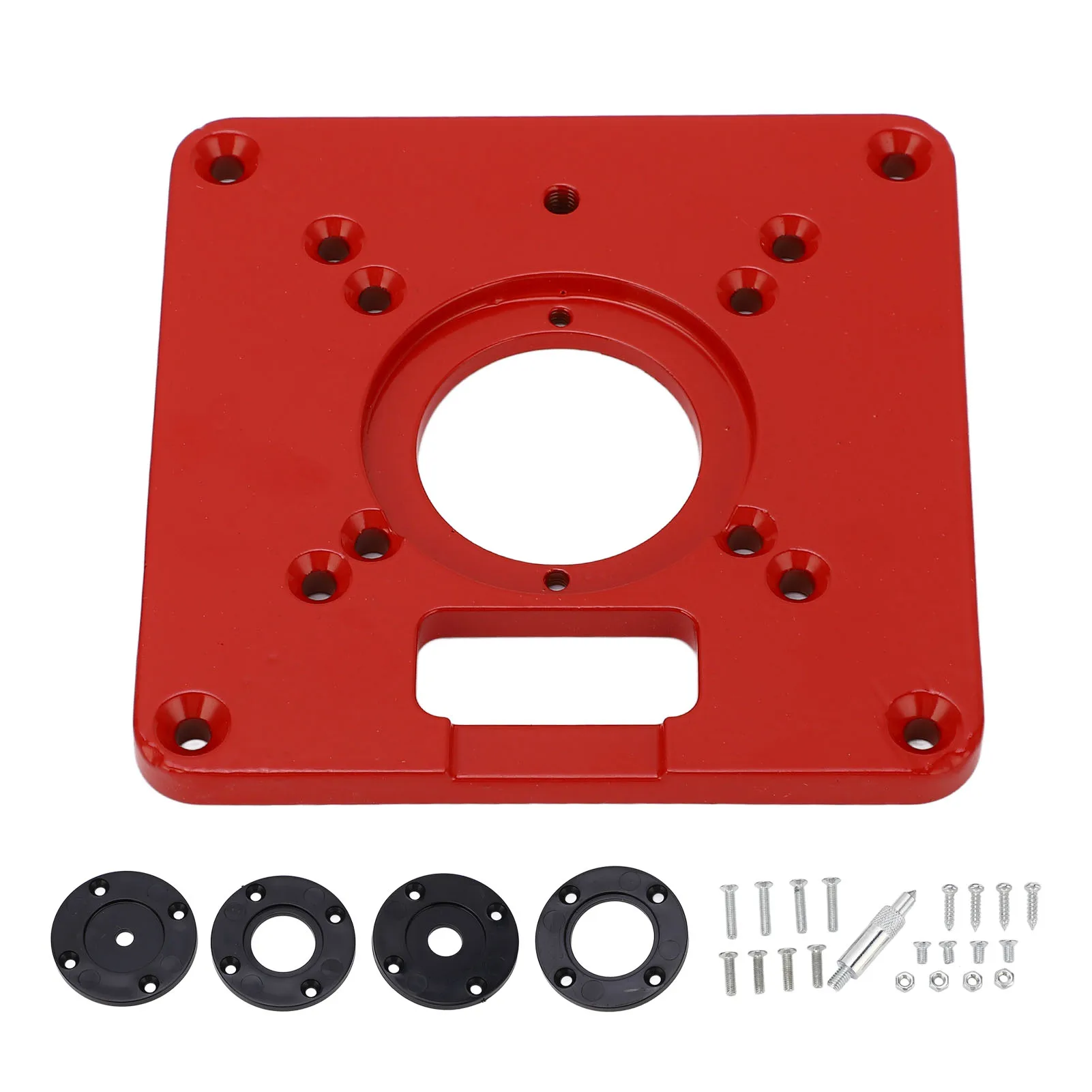 Router Insert Plate Woodworking Insert Plate Router Table Insert Plate Aluminum Alloy  Design Accessory for Woodworking