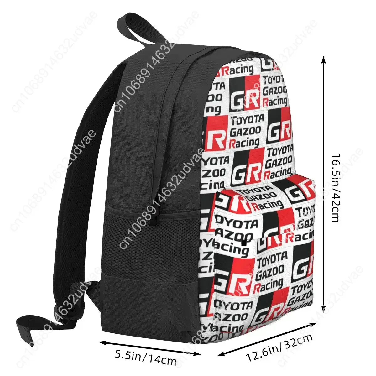 GR Logo Gazoo Racing GR Sport Backpacks Boys Girls Bookbag Students School Bags Kids Rucksack Travel Rucksack Shoulder Bag