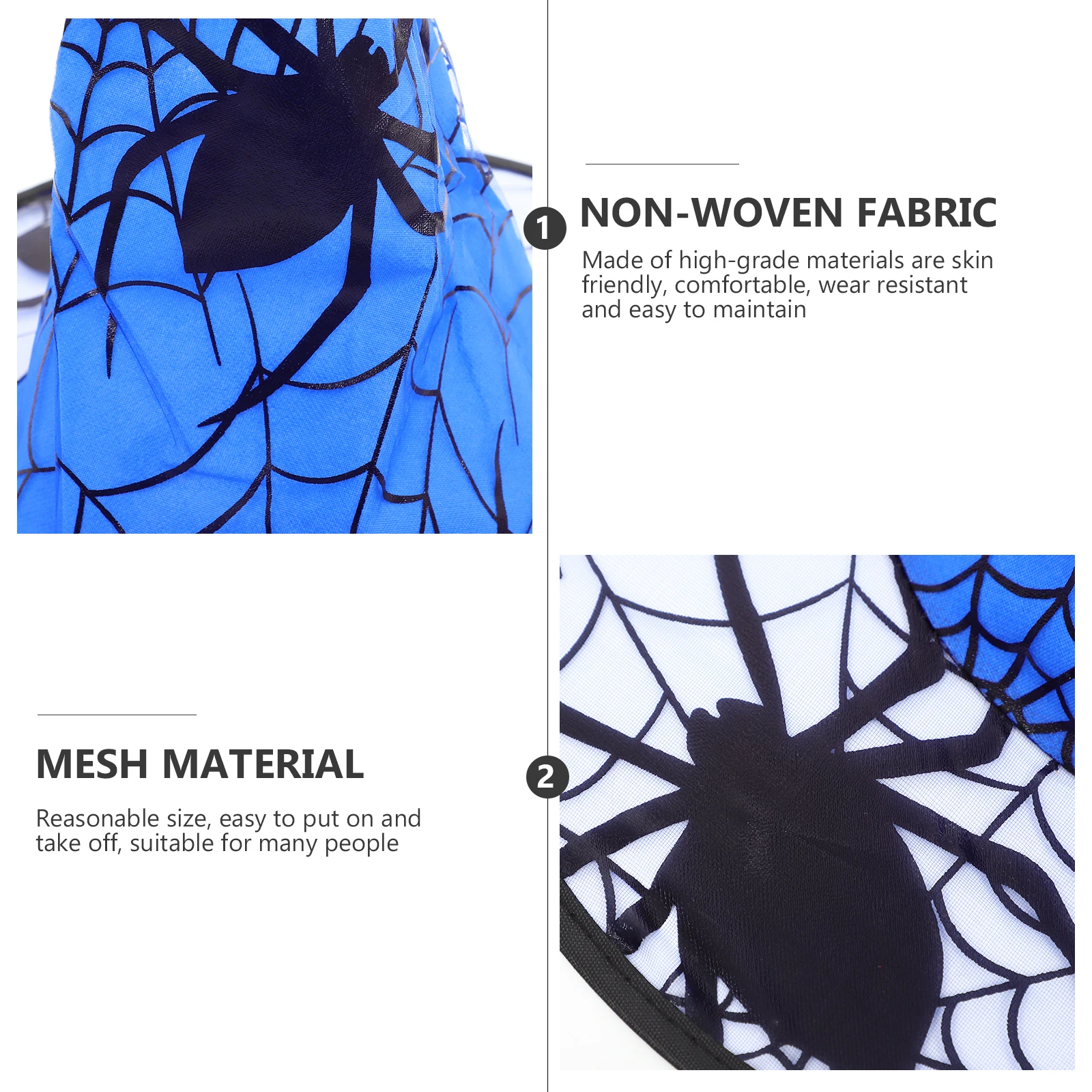 5 Pcs Witch Hat Cosplay for Halloween Party Hats Women's Clothing Adults Costume Prop Design Miss