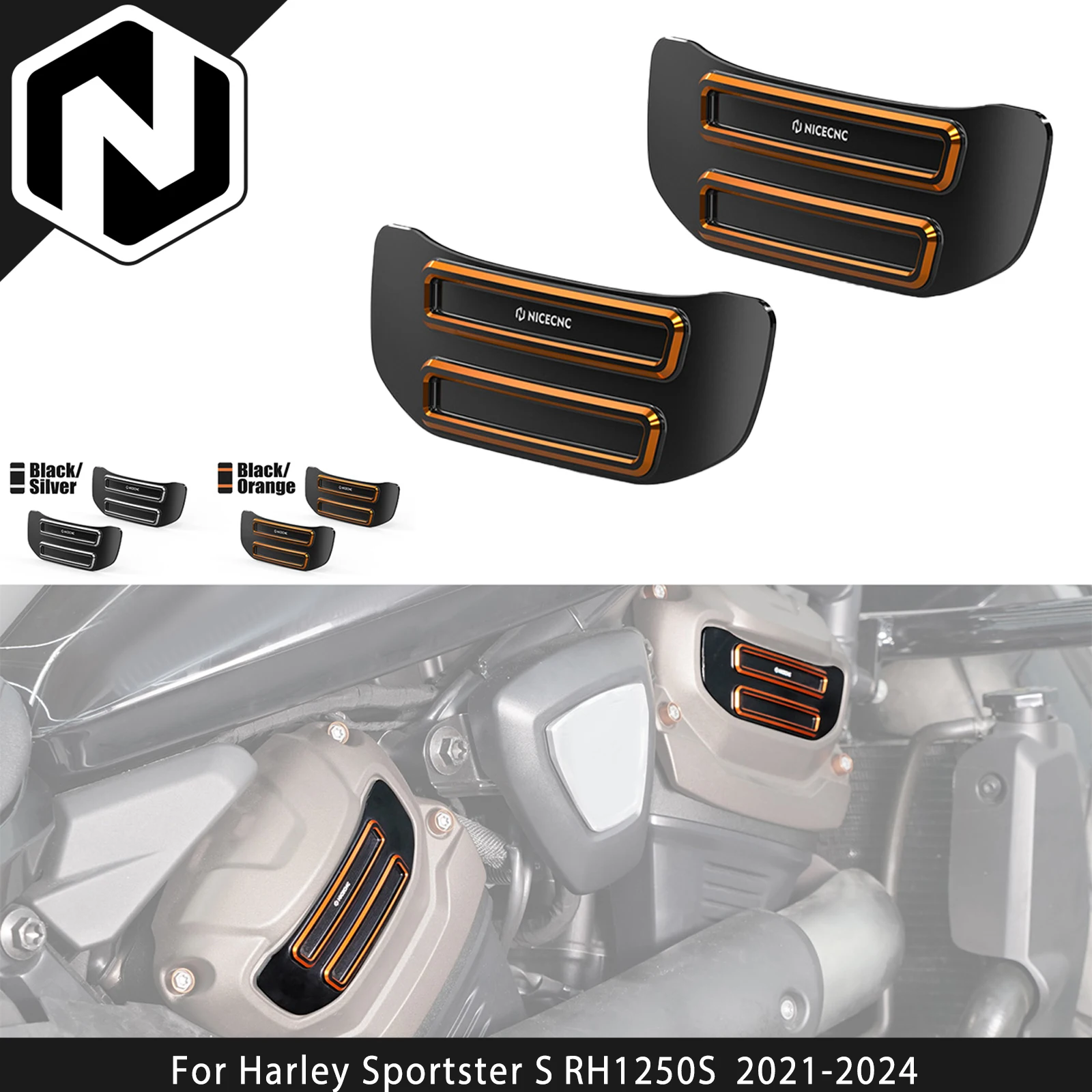 

NICECNC For Harley Sportster S RH1250S 2021-2024 Cam Sprocket Decorative Cover Nightster RH975 Pan America 1250 RA1250 21-24