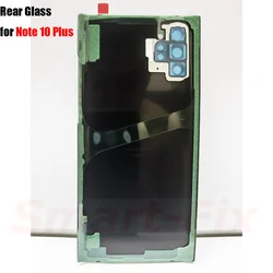 OEM Quality Replacement Back Glass Case For SAM-Note 10 Plus N10+ Note10+ Back Cover Rear Glass Case with Camera Lens Adhesive