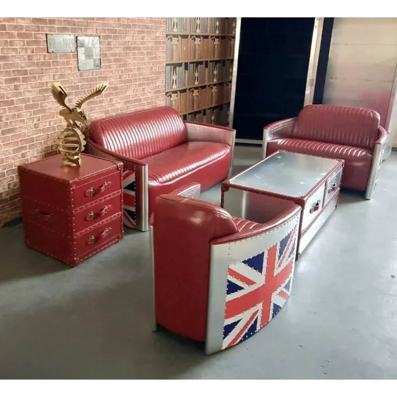 Estilo industrial loft de diseño clásico, gabinetes de comedor para clubes, mesas de exhibición