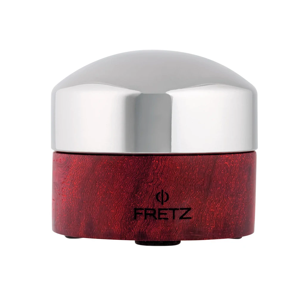 Fretz BA-3 Medium-Dome Bench Anvil Rust-Proof Stainless Steel Weighted Padauk Base Curved Jewelry Shaping Metalsmith Stake