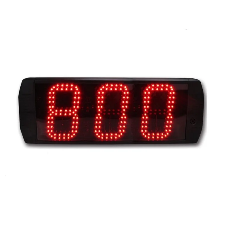 GS3D-6R Indoor Outdoor Non-waterproof 6 Inch Electric Editable 0-999 Range Days Countdown Timer Large Digital LED Tally Counter
