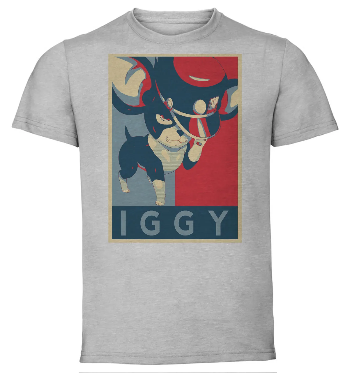 T-Shirt Unisex Grey Propaganda Jojo's Bizarre Adventure Iggy