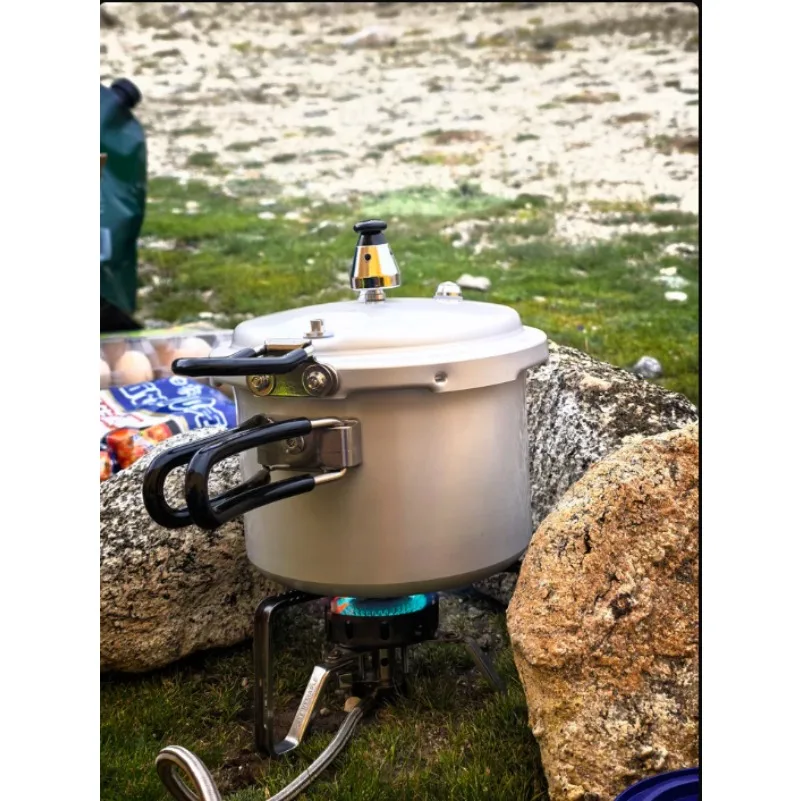 Mini Outdoor Pressure Cooker Self-driving Trip, Portable Pressure Cooker, Small Pressure Cooker for Cooking Rice