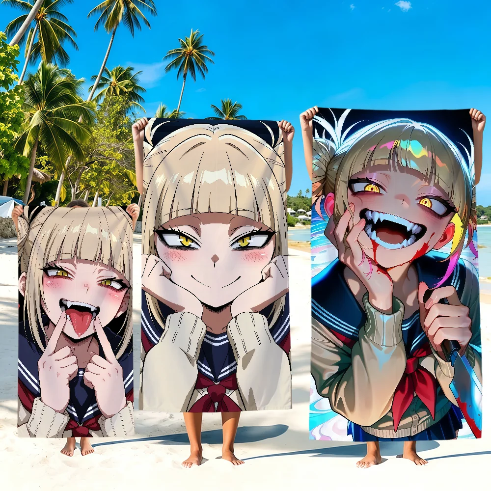 Anime Fanart Kawaii Girl Toga H-Himiko Towel Soft Beach Towels Trip Swim Pool Bathing Towel Gym Home Decor Gift Holiday