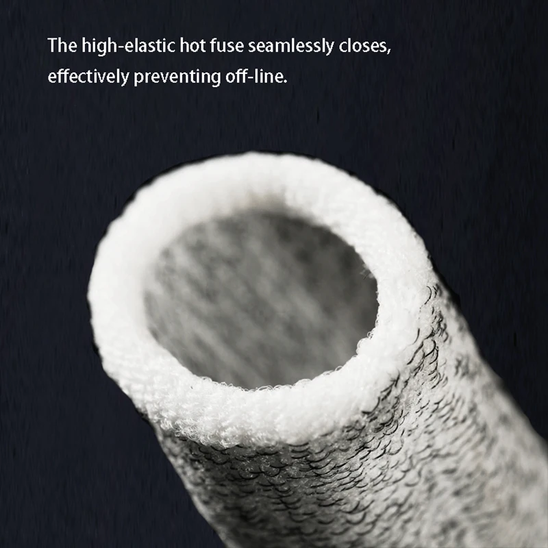 أكمام أصابع من ألياف الكربون للألعاب المحمولة PUBG ، شاشة اتصال ، أبيض ، 18 دبوس ، 12