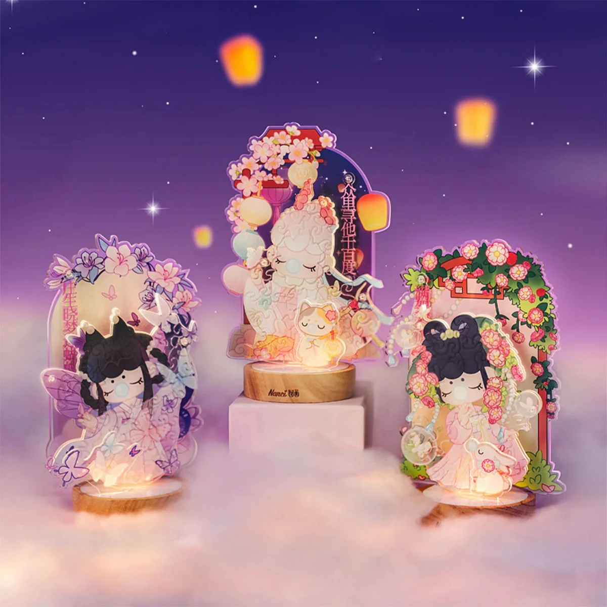 Robotime فراشة الاكريليك لغز ضوء الليل لغرفة النوم الإبداعية عيد الميلاد ديكور المنزل هدية DIY بها بنفسك قطع الليزر بانوراما للمراهقين البالغين