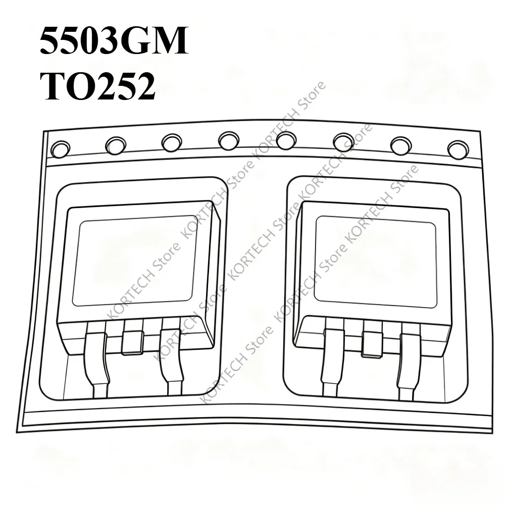 50PCS/LOT Original  5503 5503GM TO252 SMD Ignition Tube For Ford Maverick Automotive computer board ECU ignition chip