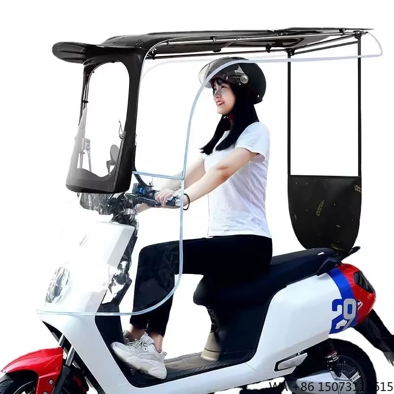 Custom Color Sunshade Scooter Sun Canopy Waterproof Motorcycle Canopy Waterproof Motorbike Cover