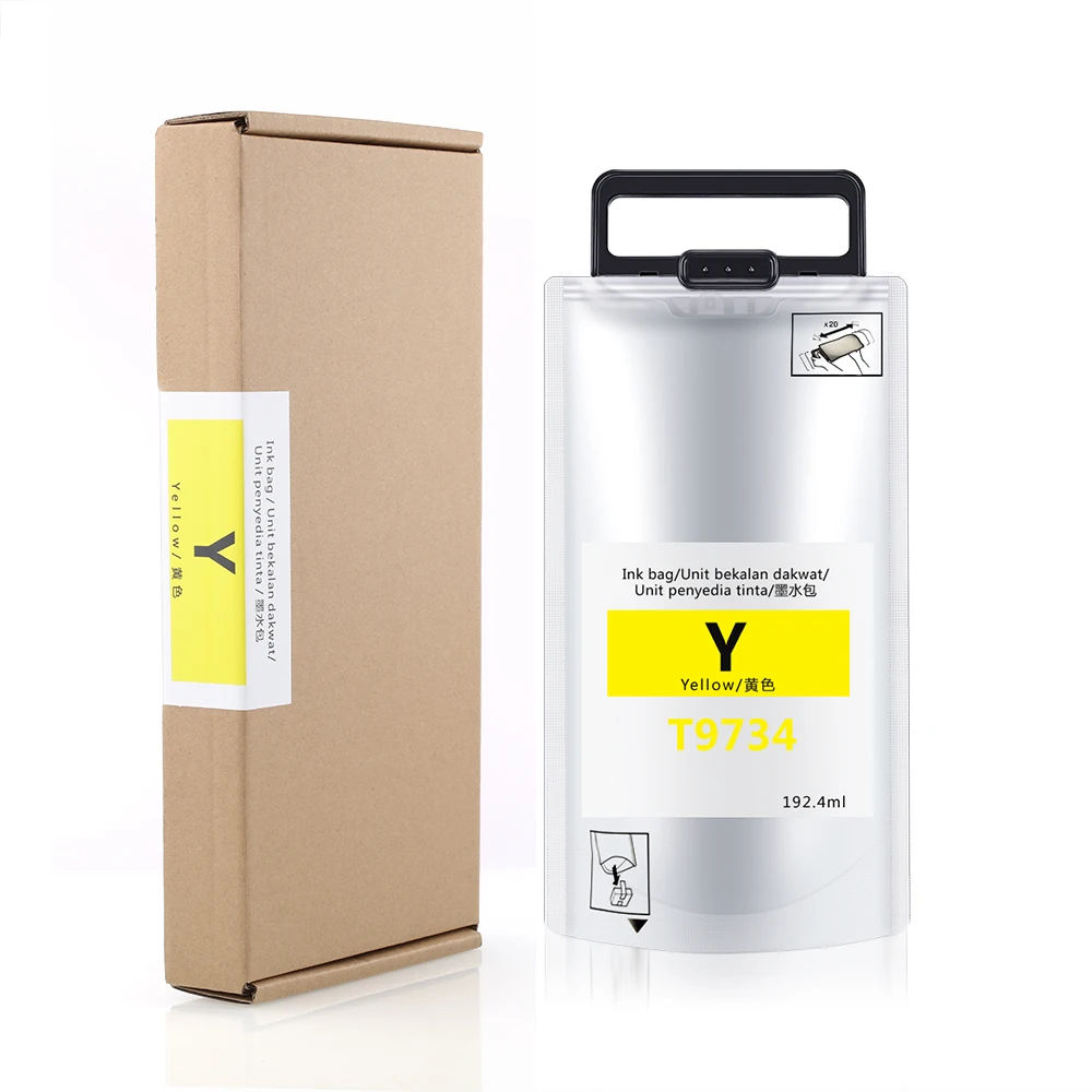 Imagem -03 - Tinta de Pigmento Compatível para Epson wf C869ra Series Ocinkjet T9731 T9732 T9733 T9734