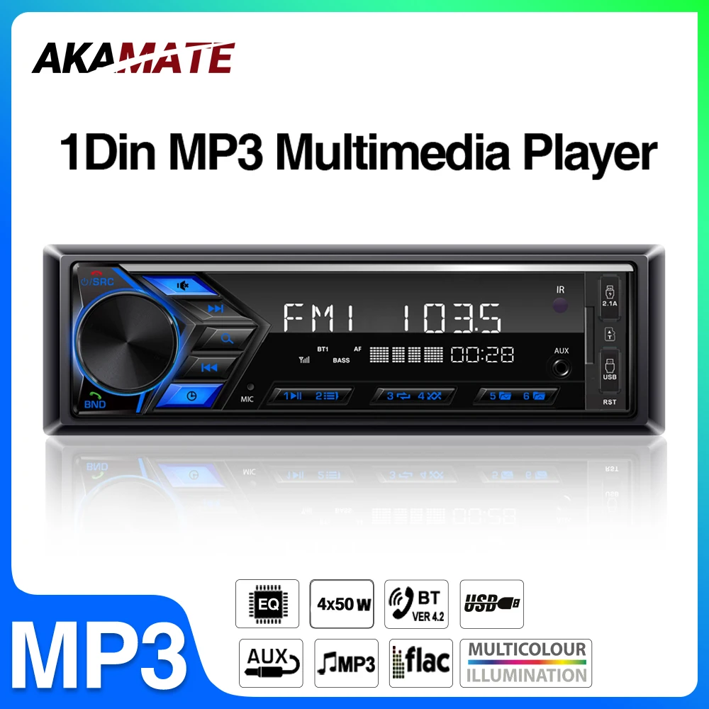 1Din Car Radio MP3 … - image