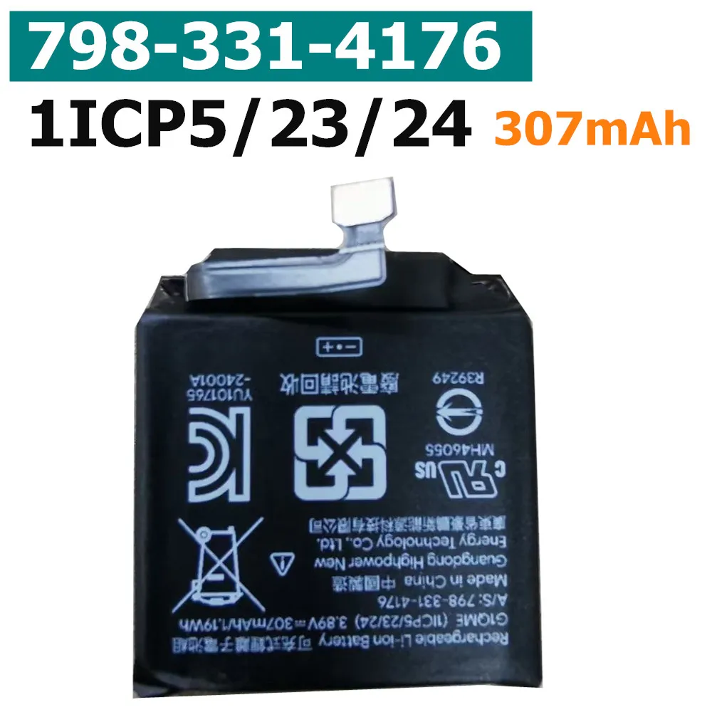 Original New For Google Pixel Watch 3 G1QME Smart Watch Battery 307mAh 798-311-4176 1ICP5/23/24