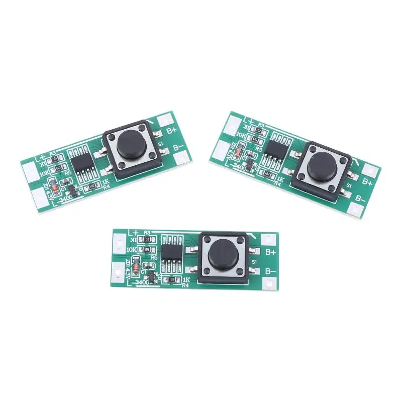1/3Pcs DC3V-12V Flashing Module With 3 Mode High Brightness Flashing Light Car LED Lighting Control Driver Board