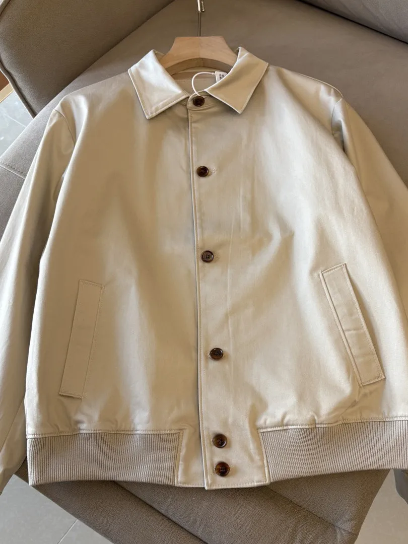 

Faionable Busin повседневная пригородная мужская джинсовая куртка-стойка Long Sve, дышащая хлопковая верхняя одежда с воротником irt