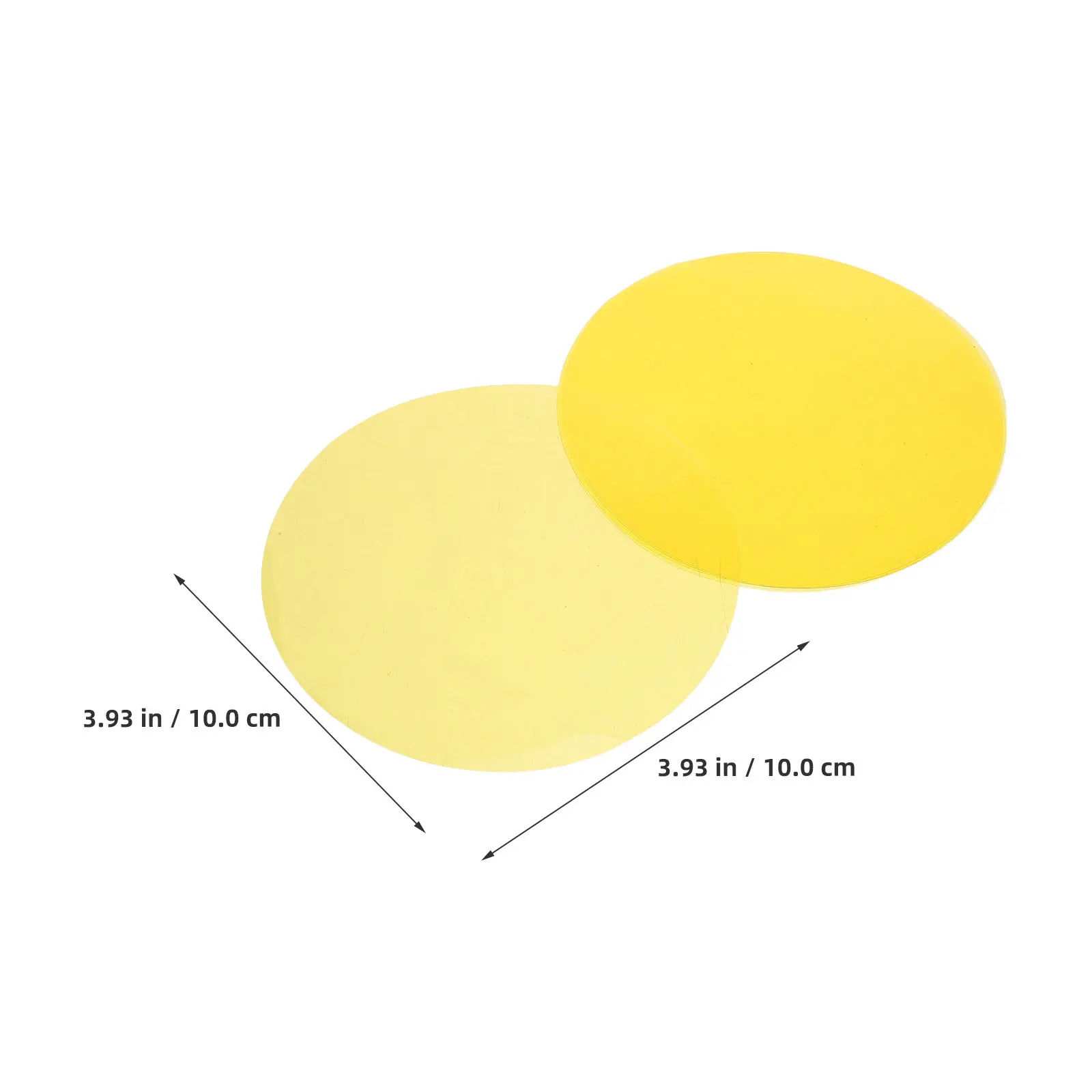 10Pcs Light Diffuser Sheets Warm Color Correction Film 10Cm Adhesive Lighting Gel Filters for LED Tubes Spotlights Home Studio