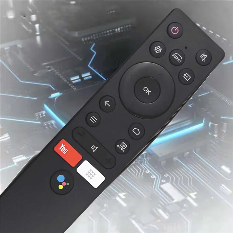 Reemplazo de Control remoto RC890 para Casper Android TV Voice para HG5000 50UG6000, funciona con TV AC Audio proyector