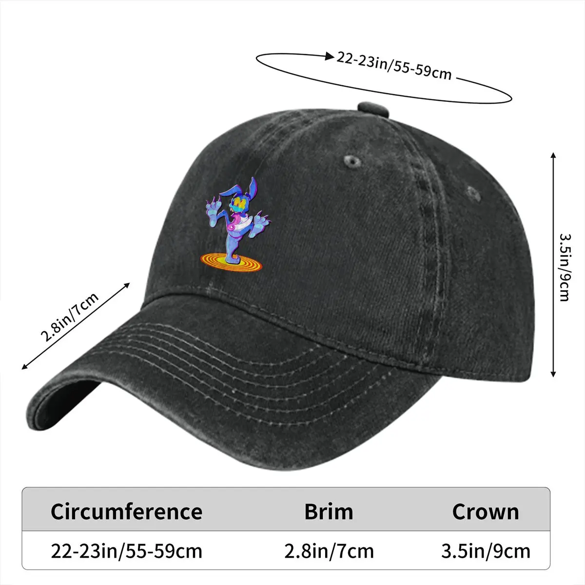 Crash Bandicoot Multicolor Hat Peaked Women's Cap Ripper Roo Personalized Visor Protection Hats