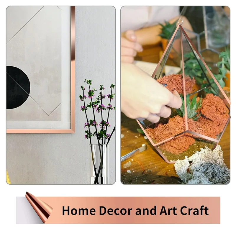 3 عبوات من شريط رقائق النحاس، 3 مقاسات شريط نحاسي موصل على الوجهين للزجاج الملون، والحرف اليدوية اليدوية، والحرف اليدوية، والجيتار