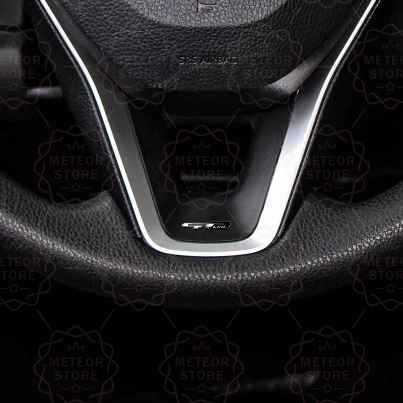 Car Nameplate GT Line Metal Badge Interior Steering Wheel Sticker Emblem For Kia Sorento Sportage Stinger Rio K5 K9 K7 K8 K3 K2