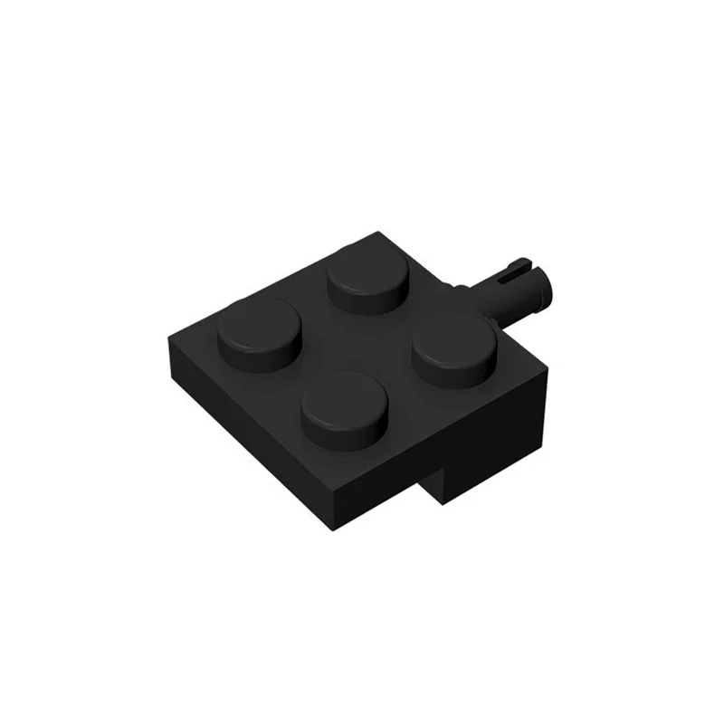 50 Stück MOC-Bausteine 4488 10313 Spezialplatte 2 x 2 mit Radhalter Kompatible Bausteine DIY Montage Kinderspielzeug – Detail 2