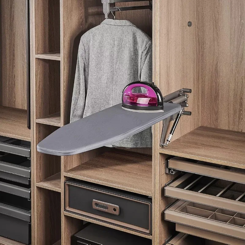 Household Multifunctional Ironing Board Wall-mounted High Temperature Resistant Ironing Clothes Vertical Foldable