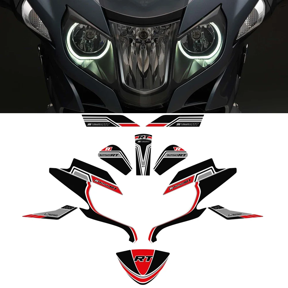 

R 1250 For BMW R1250RT R1250 RT Tail Panniers Luggage Case Trunk Tank Pad Protector Guard Knee Fairing Fender Stickers 2019 2020