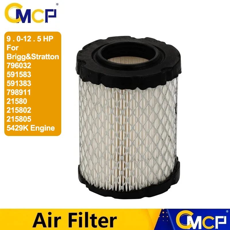 

CMCP Air Filter & Pre Filter for Briggs & Stratton 796032 591583 591383 798911 21580 215802 215805 5429K Engine 9.0-12.5HP