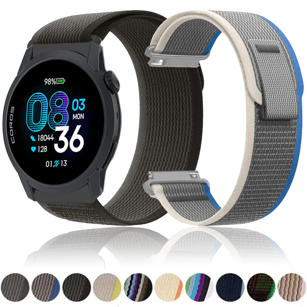 �y�Z�[�����z20mm 22mm �g���C���i�C�������[�v�X�g���b�v COROS APEX 4 42mm/2 Pro PACE 4/Pro �ʋC���o���h Suunto Vertical 2/Race 2 CMF Watch 3 Pro�p