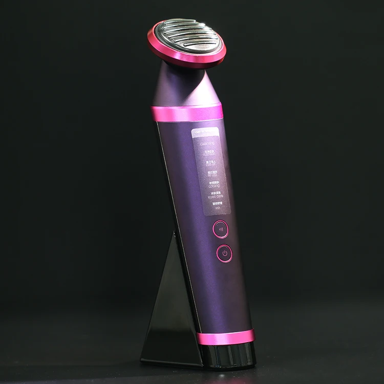 One-stop Skin Care Machine Anti-wrinkle Cleansing Nutrition EMS Light-cooled Intelligent Dual-frequency Facial Beauty Instrument