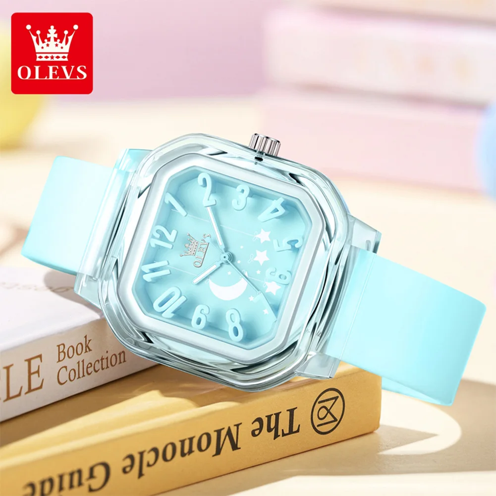 

OLEVS Brand watches, ladies' electronic quartz watches, waterproof for students 3711