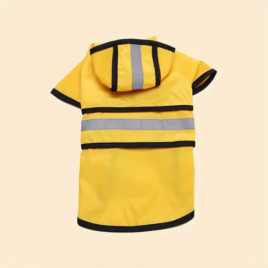 

Keep Your Pet Dry And Comfortable - Adjustable Waterproof & Windproof Dog Raincoat!