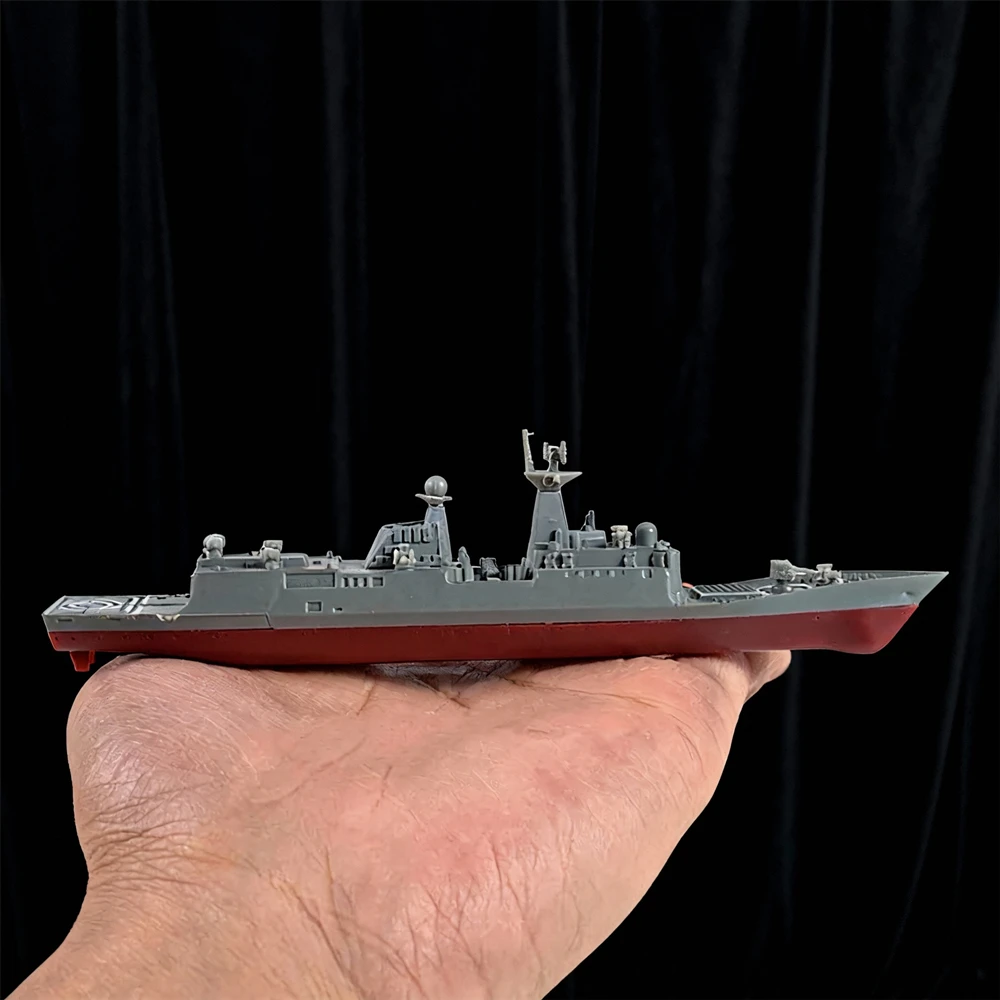 Mini Warship Aircraft Carrier Model, Military Plastic Toy with Base,Collectibles