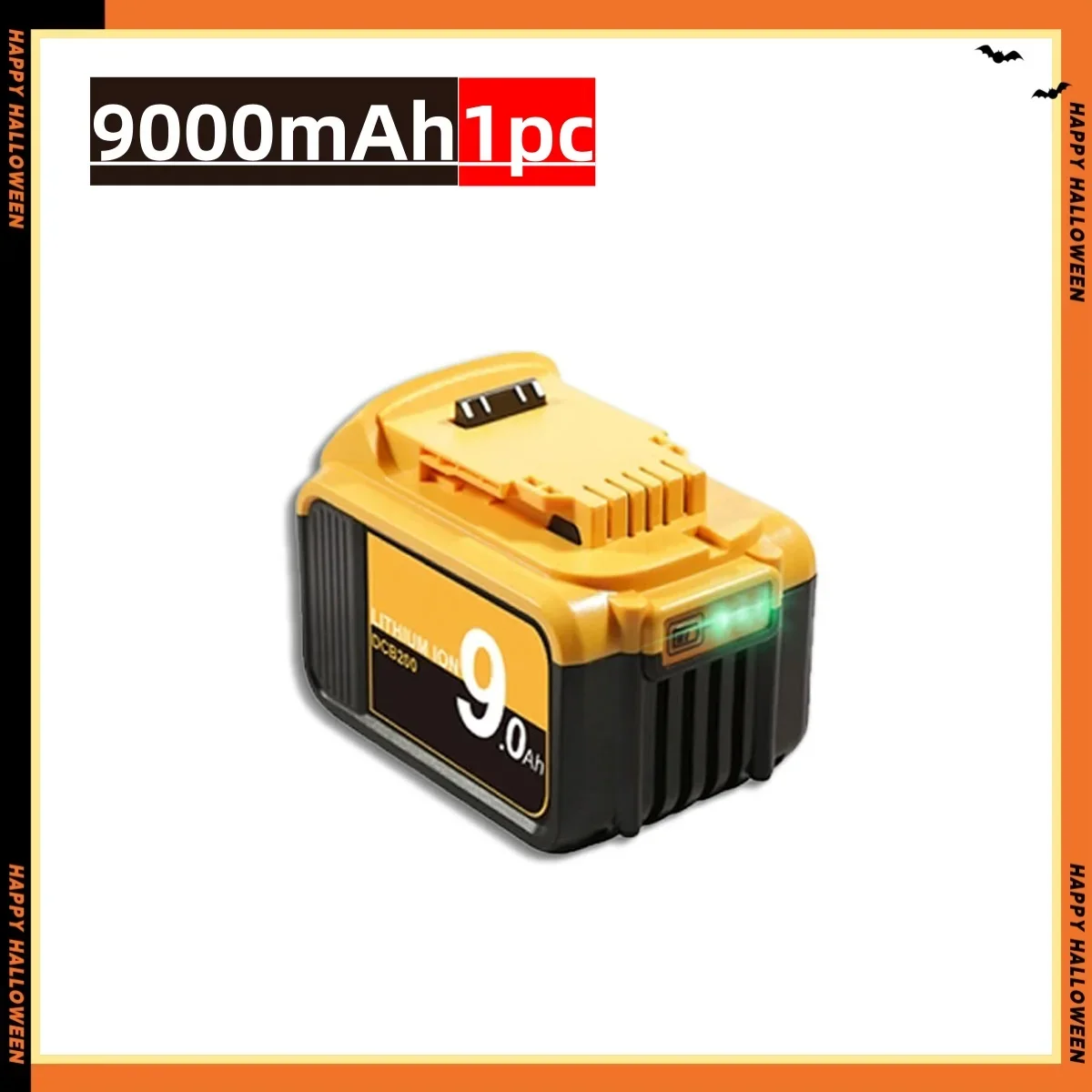 2025 Pro Dewalt DCB200 DCB184 Series 18V/20V dobíjecí elektrické nářadí, 3,0Ah\6,0Ah\9,0Ah Li-ion baterie + nabíječka 18650 baterie - náhled 4