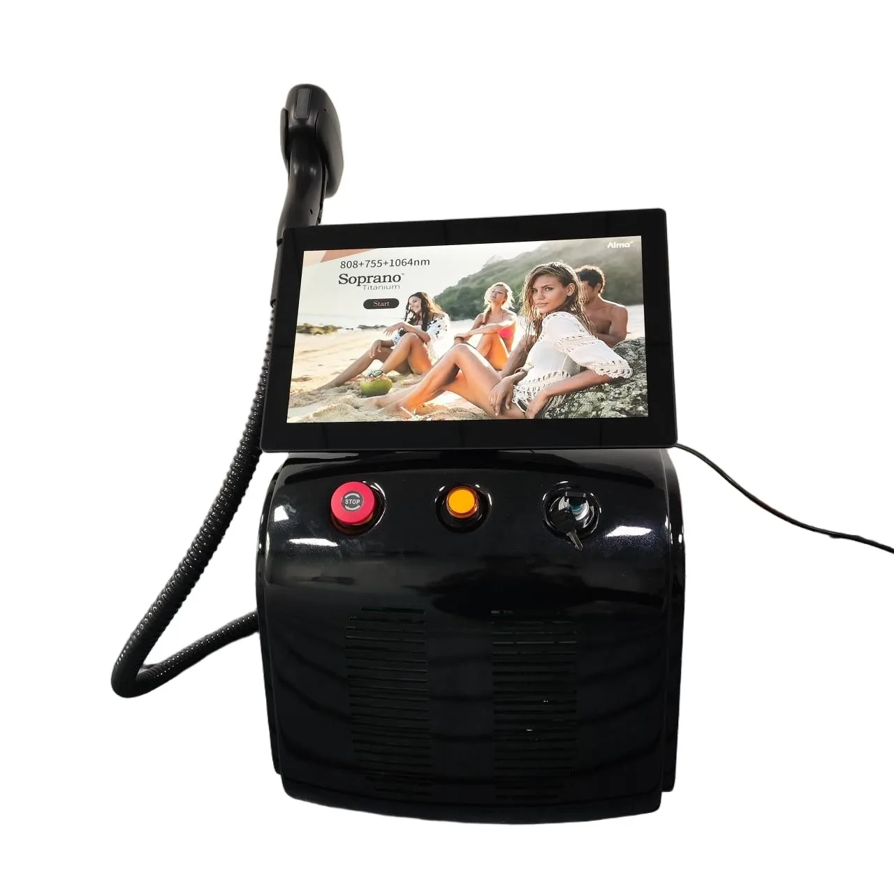 2026 Diode Laser Hair Removal Machine 755 808 940 1064 Wavelengths Painless Face Epilator with Ice-Cooling Head YAG Alexandrite