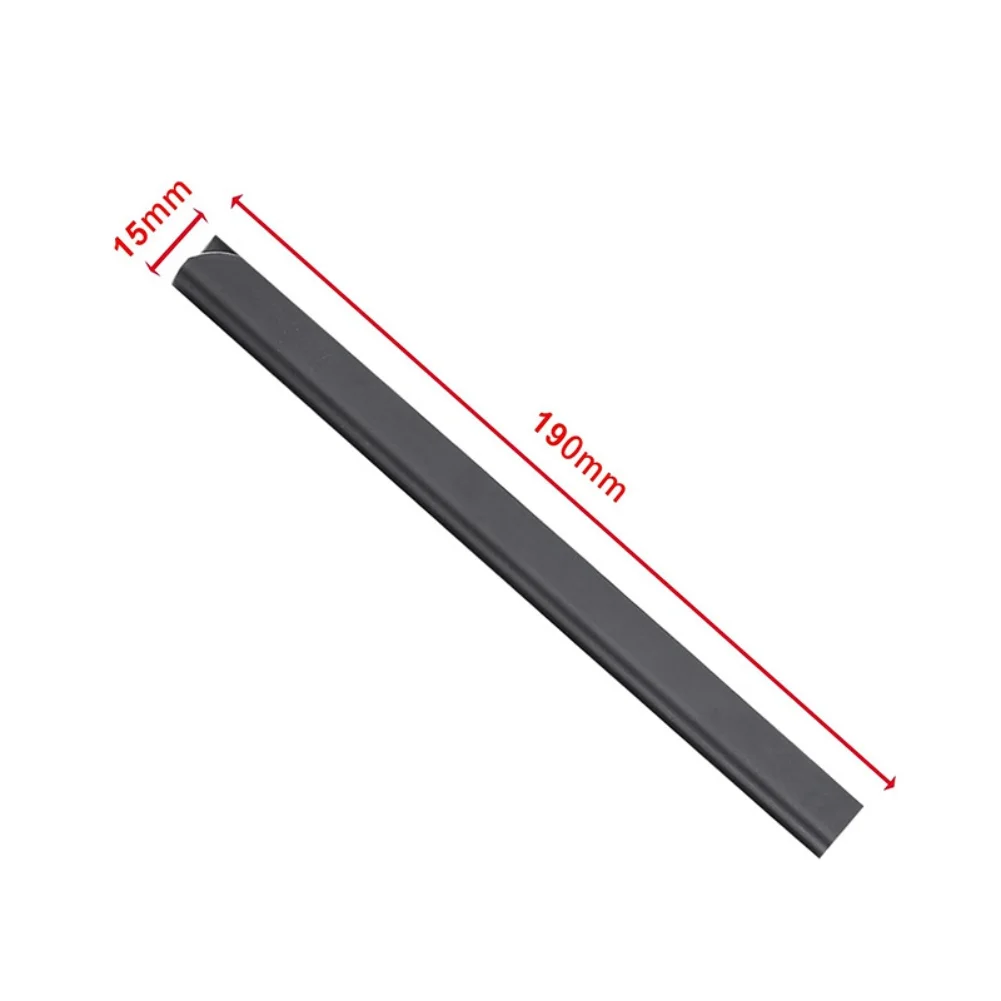 End Clamps Mounting Clips for Fence Privacy Screen Strips 19 cm PVC Black 30 pcs Tool Free for 20 cm Spaced Grid Fences