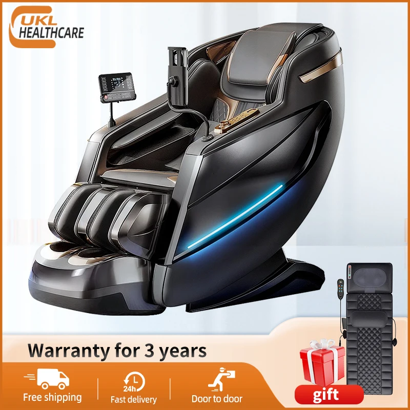 2026 MAX6D Dual-Core Jade Massage Chair with Calf Massage, 152cm Dual SL Track, AI Voice Control, Zero Gravity Mode