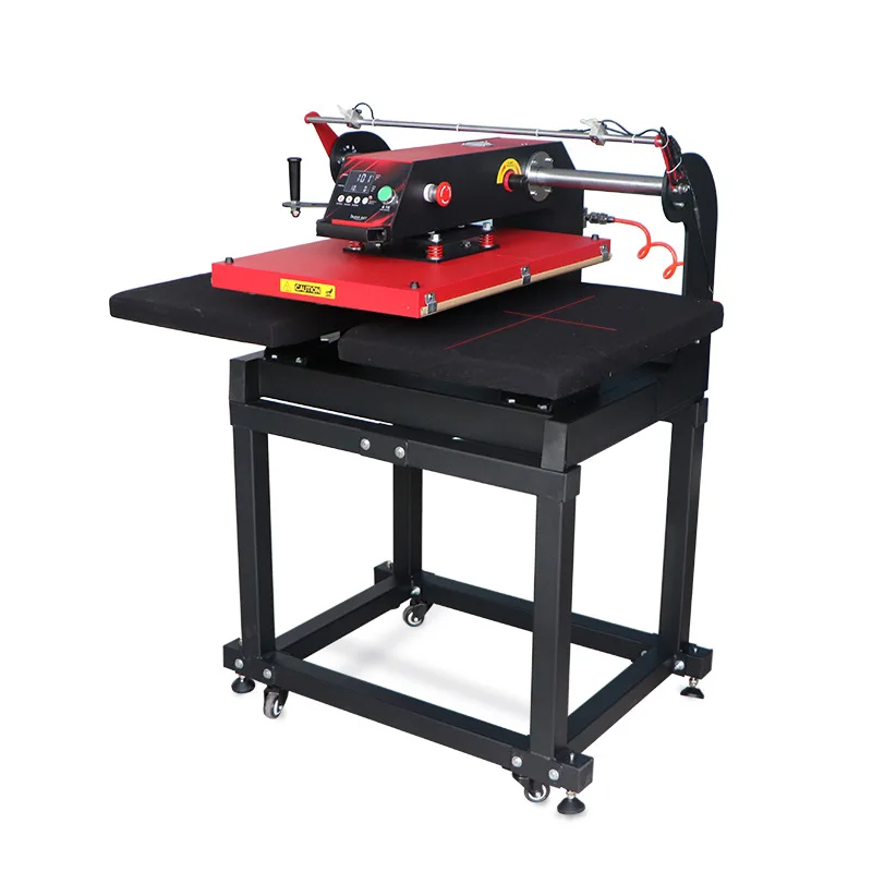 

Pneumatic double station heat press machine