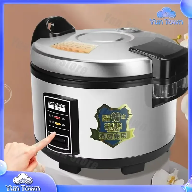 Commercial Rice Cooker 10L for Hotel Restaurant Canteen Large Capacity Micro Pressure Cooker for 10 People Kitchen Appliance