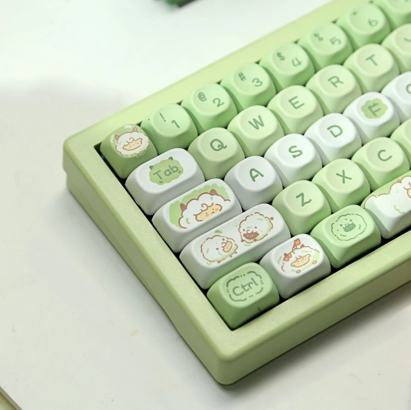 132 Key Sheep Keycaps XDA Keycaps personalizados para teclados mecânicos