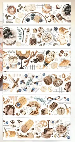 Glacier 1 Loop Washi Pet Tape / Tipsy Strawberry / Flytande jordgubb / Kafferosta 10 best sales jordgubbs-washitejp - №5