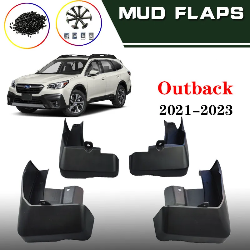 4pcs/set Mud Flaps For Subaru Outback BT 2020 2021 2022 Mudflaps Splash Guards Mudguards Fender Mud Flaps Mud guard Replacement