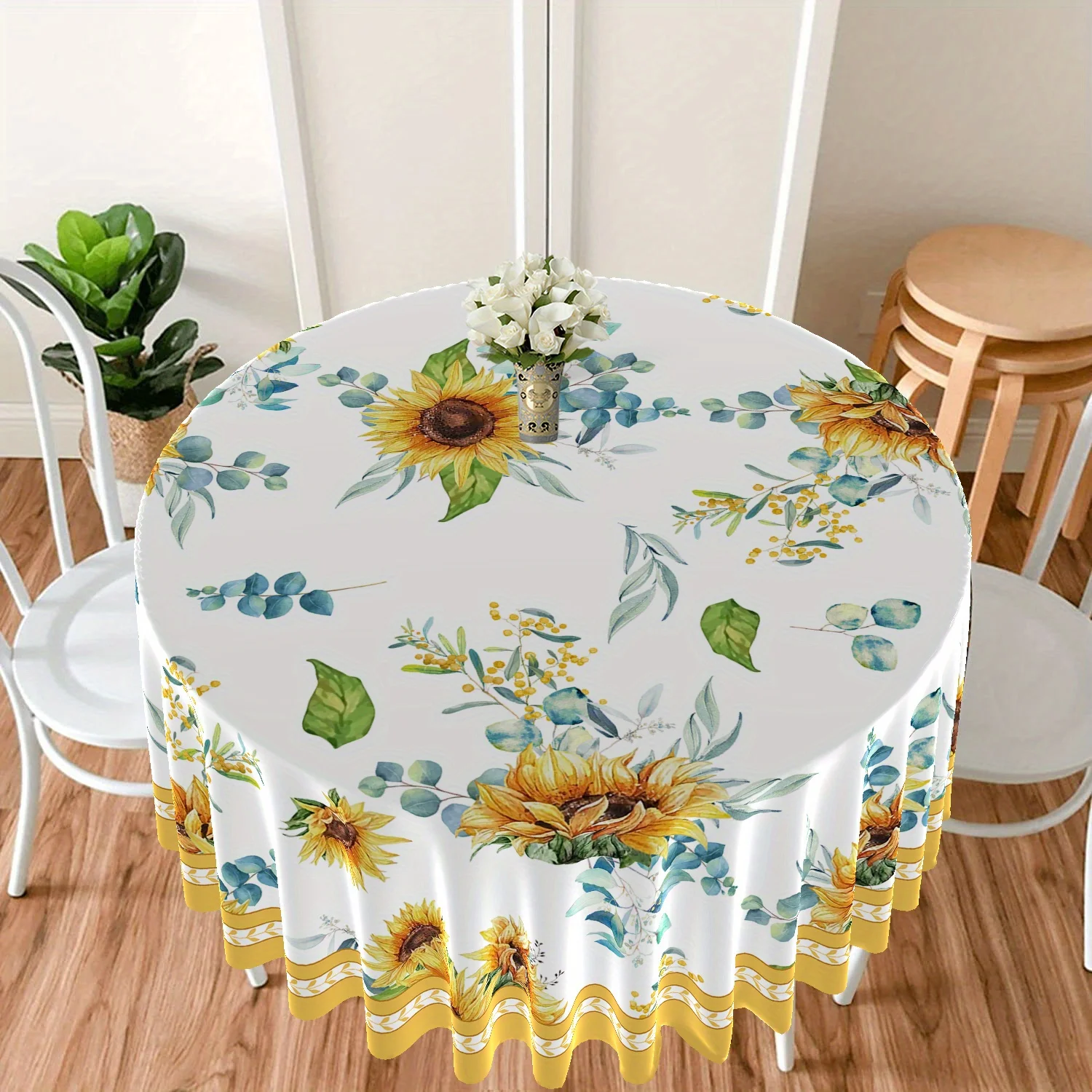 VIKAMA Tarot Astrology Tablecloth Black Background Constellation Ring Tarot Waterproof Stain Resistant Occupation Poker