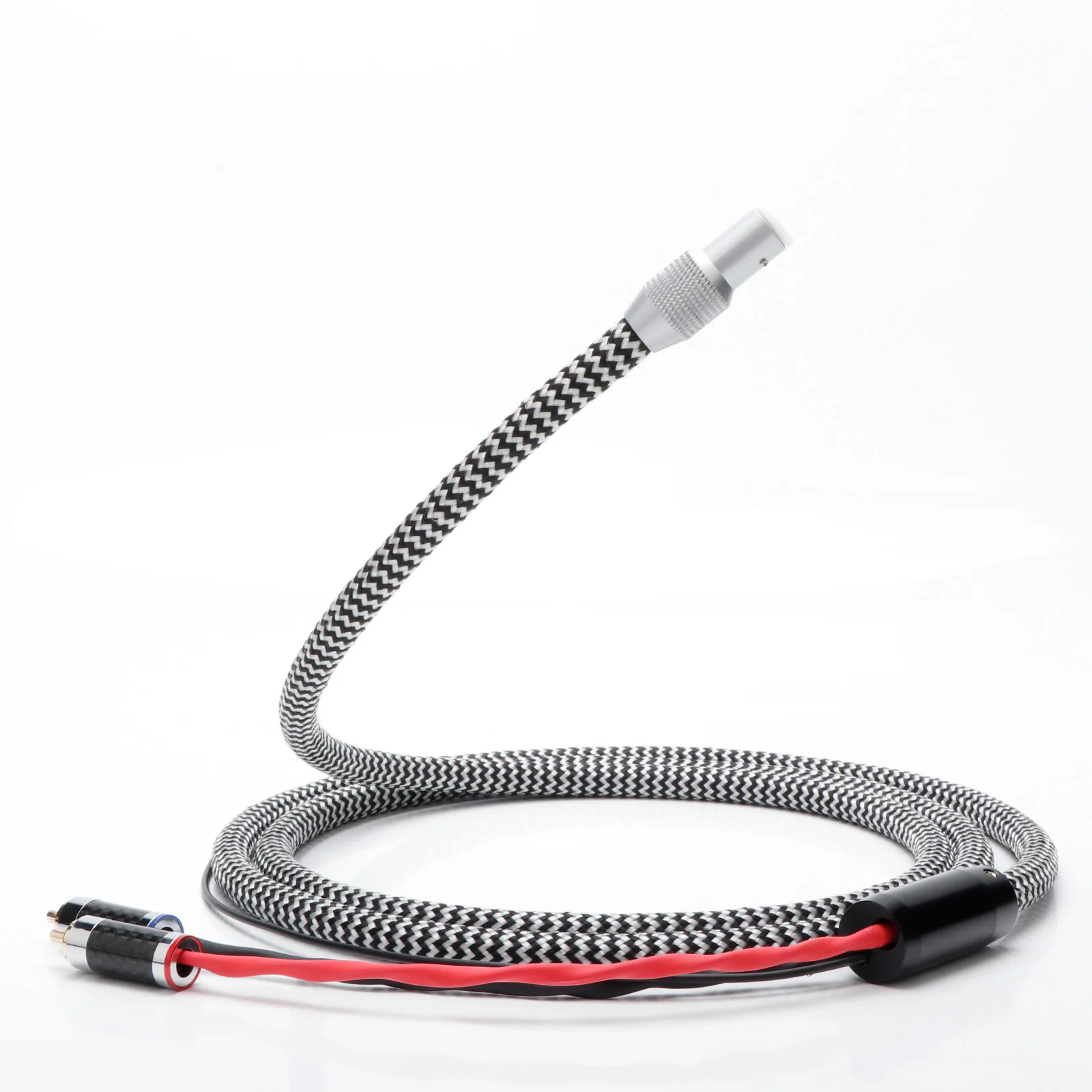 

High-Quality 5-Pin DIN to 2 RCA Phono Cable for Turntables – Silver-Plated Oxygen-Free Copper Wire, Enhanced Audio Fidelity, LP