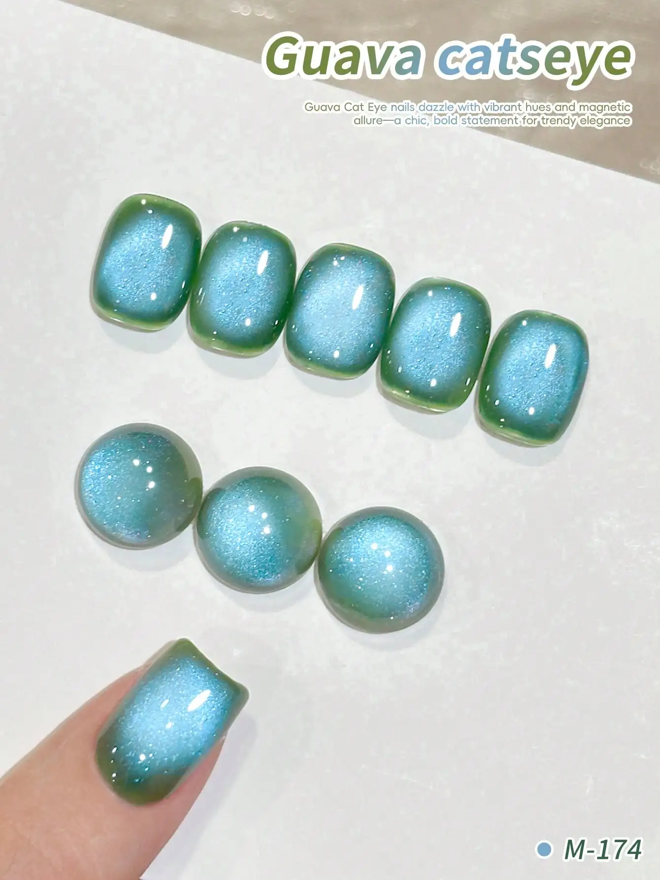 XEIJAYI 1 szt. Lakier do paznokci żelowy efekt kociego oka, utwardzany światłem UV LED, długotrwały, szybkoschnący żel do zdobienia paznokci - idealny prezent dla kobiet